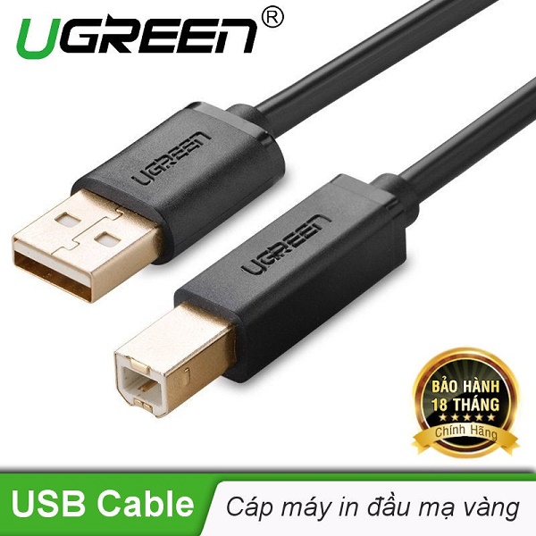 Hình Ảnh Sản Phẩm: Cáp USB máy in 3M Ugreen cao cấp